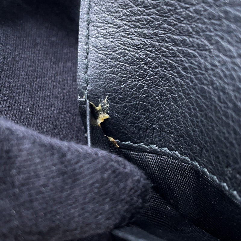 バレンシアガ 二つ折り財布 ペーパー コンパクトウォレット レザー 371662 BALENCIAGA 財布 黒