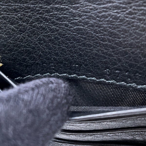 バレンシアガ 二つ折り財布 ペーパー コンパクトウォレット レザー 371662 BALENCIAGA 財布 黒