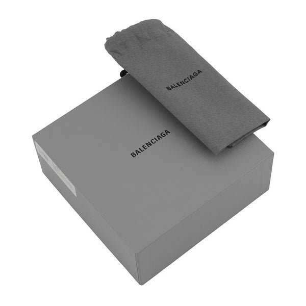 バレンシアガ 二つ折り財布 ペーパー コンパクトウォレット レザー 371662 BALENCIAGA 財布 黒