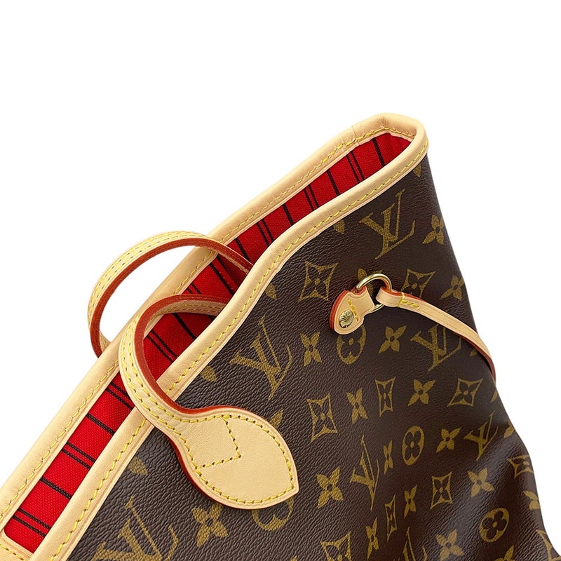 ルイヴィトン トートバッグ モノグラム ネヴァーフルMM ポーチ付き M46987 LOUIS VUITTON ヴィトン バッグ