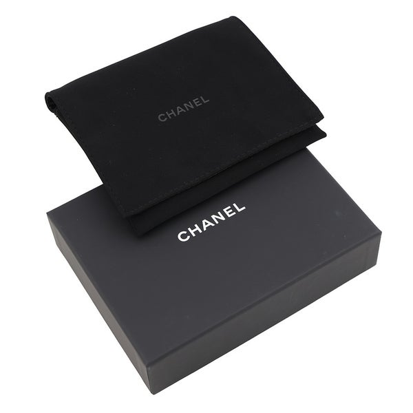 シャネル 二つ折り財布 ココマーク マトラッセ クラシック スモールウォレット レザー AP3817 CHANEL 財布 黒