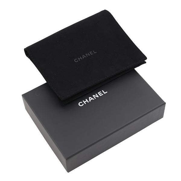 シャネル コインケース マトラッセ ココマーク コーラルレッド キャビアスキン AP2061 CHANEL 財布 小銭入れ 黒