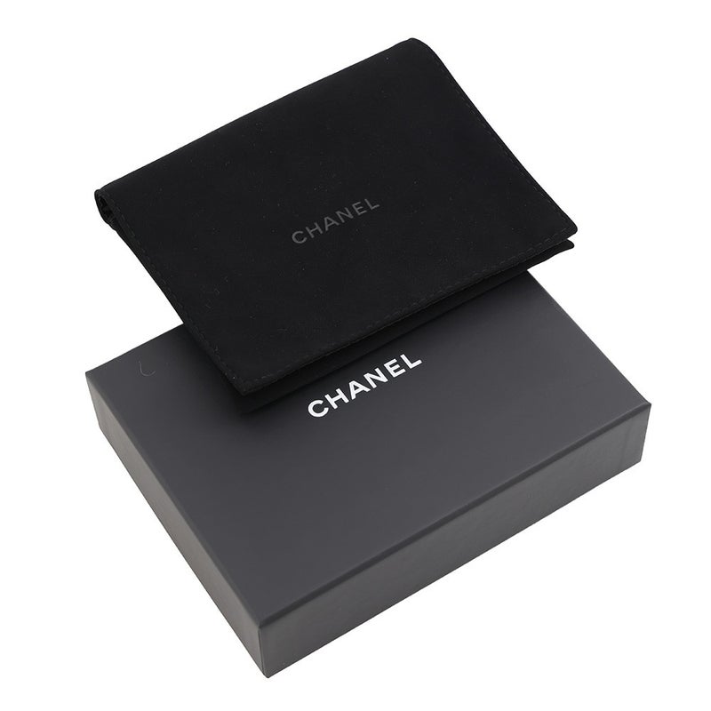 シャネル コインケース マトラッセ ココマーク コーラルレッド キャビアスキン AP2061 CHANEL 財布 小銭入れ 黒