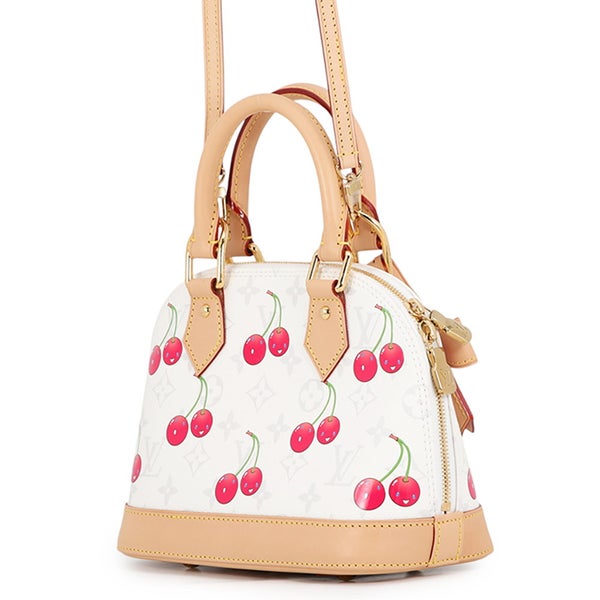 ルイヴィトン ハンドバッグ モノグラム・チェリー アルマBB LV×TM M14234 LOUIS VUITTON 2wayショルダーバッグ 白