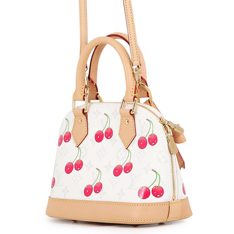 ルイヴィトン ハンドバッグ モノグラム・チェリー アルマBB LV×TM M14234 LOUIS VUITTON 2wayショルダーバッグ 白