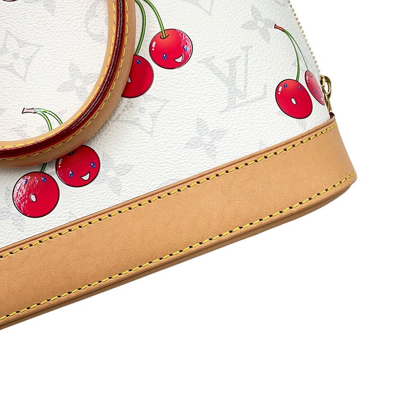 ルイヴィトン ハンドバッグ モノグラム・チェリー アルマBB LV×TM M14234 LOUIS VUITTON 2wayショルダーバッグ 白