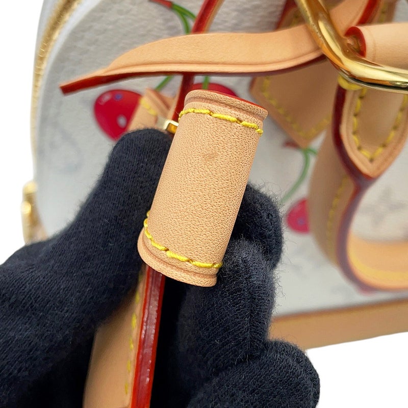 ルイヴィトン ハンドバッグ モノグラム・チェリー アルマBB LV×TM M14234 LOUIS VUITTON 2wayショルダーバッグ 白