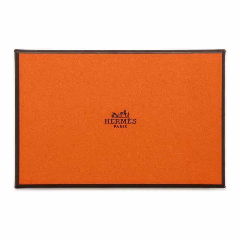 エルメス カードケース カルヴィ ブラック ヴォーエプソン B刻印 HERMES 名刺入れ 黒