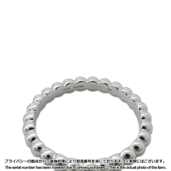 ヴァンクリーフ&アーペル リング ペルレ ゴールドパール ミディアム K18WGホワイトゴールド サイズ59 VCARN9PC00 指輪