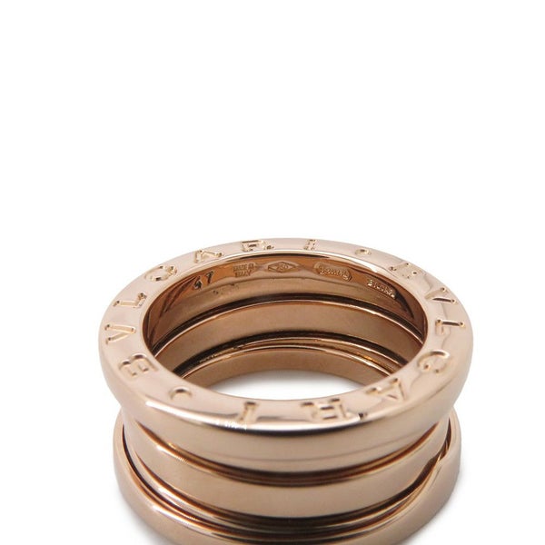 ブルガリ リング ビーゼロワン B-zero1 2バンド K18PGピンクゴールド リングサイズ47 BVLGARI 指輪 ジュエリー