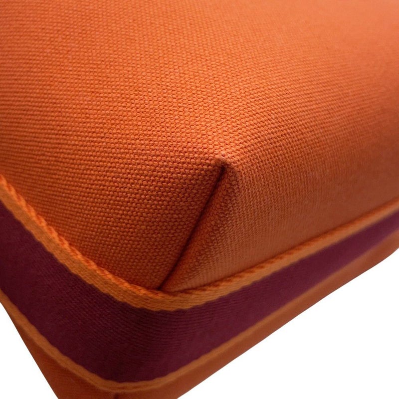 エルメス ポーチ ブリッド・ア・ブラックPM フー/ボルドー/シルバー金具 キャンバス