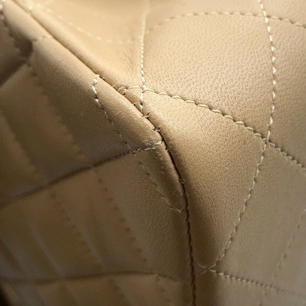 シャネル チェーンショルダーバッグ マトラッセ25 ココマーク ラムスキン ダブルチェーン A01112 CHANEL