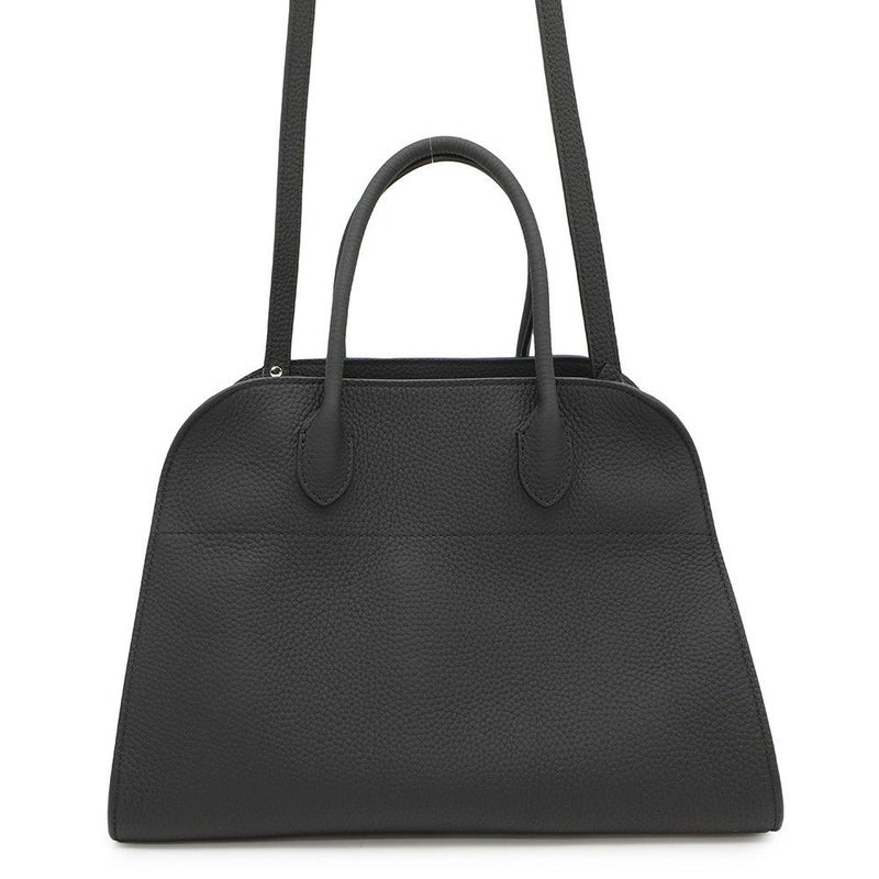 ザ ロウ ハンドバッグ ソフトマルゴー12 レザー W1586 THE ROW バッグ 2wayショルダーバッグ 黒