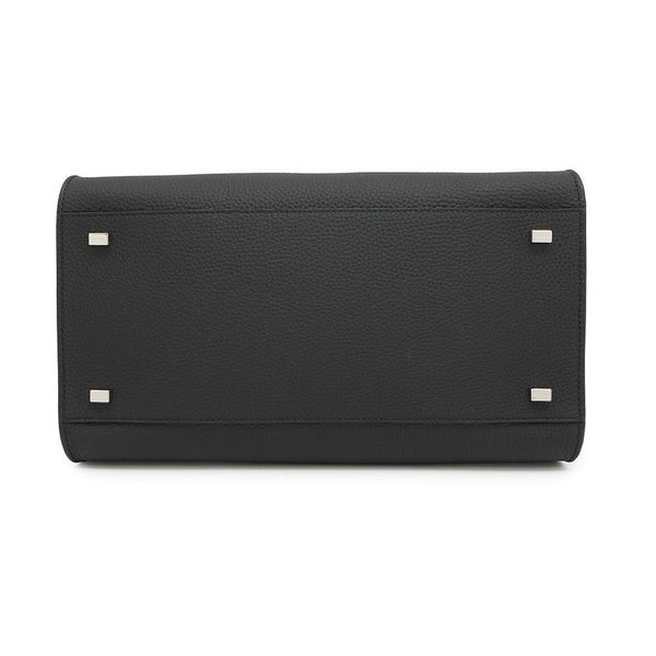 ザ ロウ ハンドバッグ ソフトマルゴー12 レザー W1586 THE ROW バッグ 2wayショルダーバッグ 黒