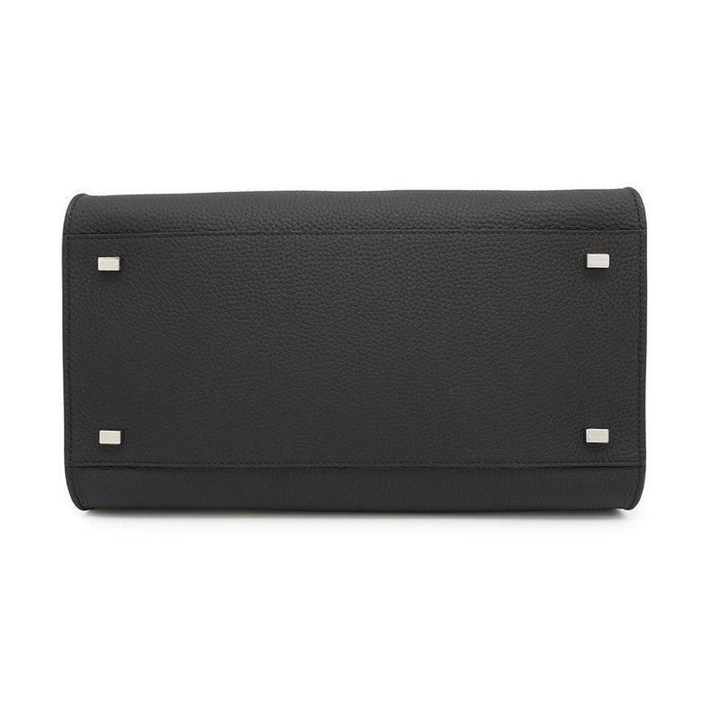 ザ ロウ ハンドバッグ ソフトマルゴー12 レザー W1586 THE ROW バッグ 2wayショルダーバッグ 黒