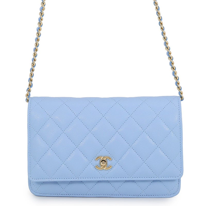 シャネル チェーンウォレット クラシック マトラッセ ココマーク キャビアスキン AP0250 CHANEL 財布