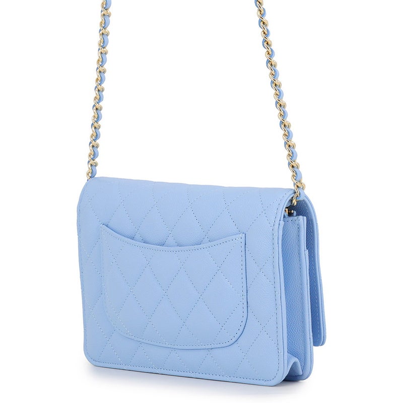 シャネル チェーンウォレット クラシック マトラッセ ココマーク キャビアスキン AP0250 CHANEL 財布
