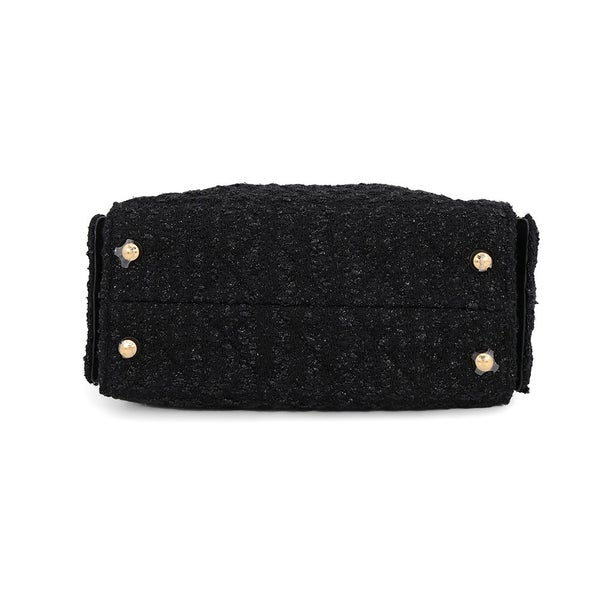 シャネル チェーンショルダーバッグ CHANEL25 ミニ ココマーク ワンショルダー ツイード AS5631 CHANEL 黒