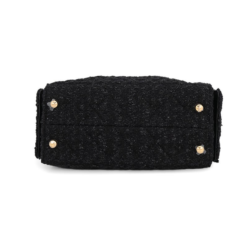 シャネル チェーンショルダーバッグ CHANEL25 ミニ ココマーク ワンショルダー ツイード AS5631 CHANEL 黒