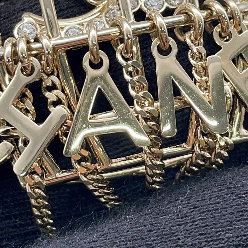 シャネル ブローチ 鳥かご ココマーク ロゴ ラインストーン フェイクパール B24 V CHANEL アクセサリー