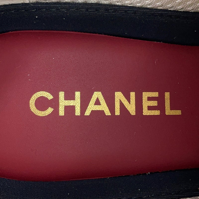 シャネル スニーカー ココマーク カーフレザー スエード レディースサイズ39 G47269 CHANEL 靴