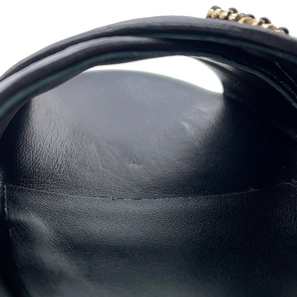 シャネル サンダル ココマーク マトラッセ ウェッジソール ラムスキン レディースサイズ38 1/2C G39918 CHANEL 靴 黒
