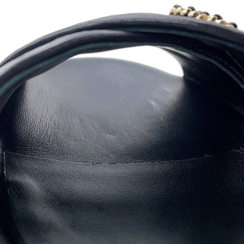 シャネル サンダル ココマーク マトラッセ ウェッジソール ラムスキン レディースサイズ38 1/2C G39918 CHANEL 靴 黒
