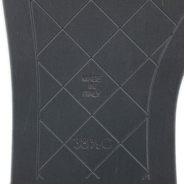 シャネル サンダル ココマーク マトラッセ ウェッジソール ラムスキン レディースサイズ38 1/2C G39918 CHANEL 靴 黒
