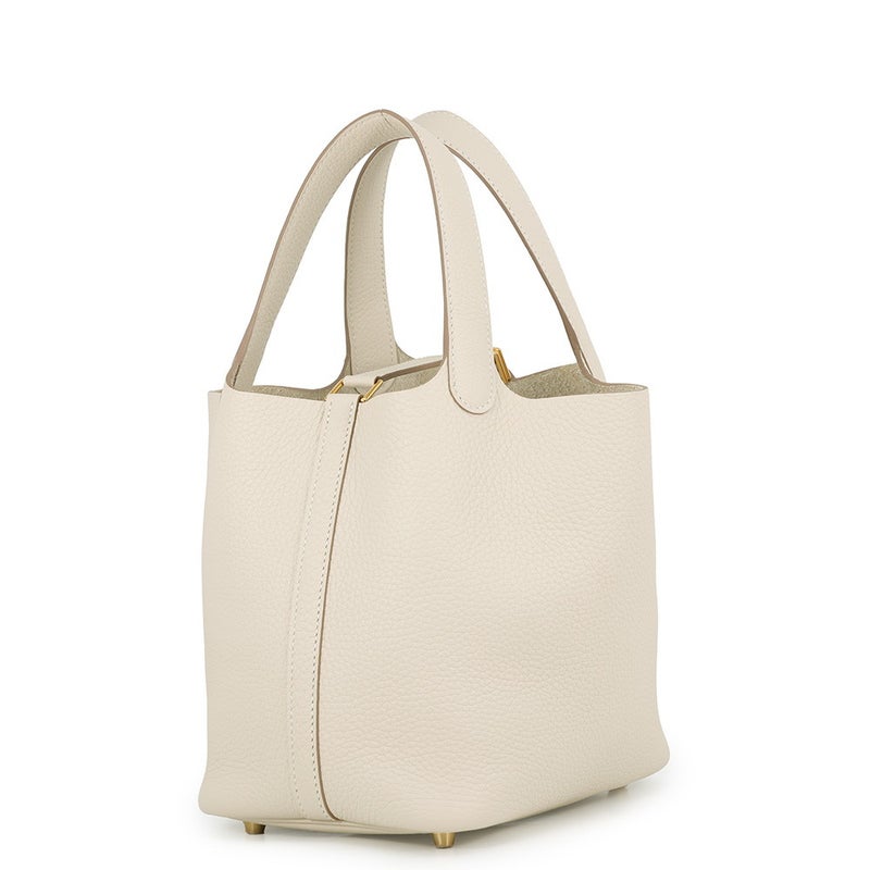 エルメス ハンドバッグ ピコタンロックPM クレ/ゴールド金具 トリヨンクレマンス K刻印 HERMES