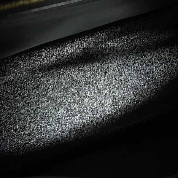 エルメス ハンドバッグ ケリー32 外縫い ブラック/ゴールド金具 ボックスカーフ □F刻印 HERMES 2wayバッグ 黒