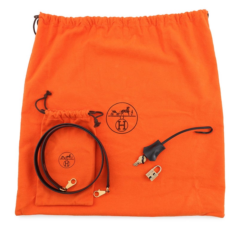 エルメス ハンドバッグ ケリー32 外縫い ブラック/ゴールド金具 ボックスカーフ □F刻印 HERMES 2wayバッグ 黒