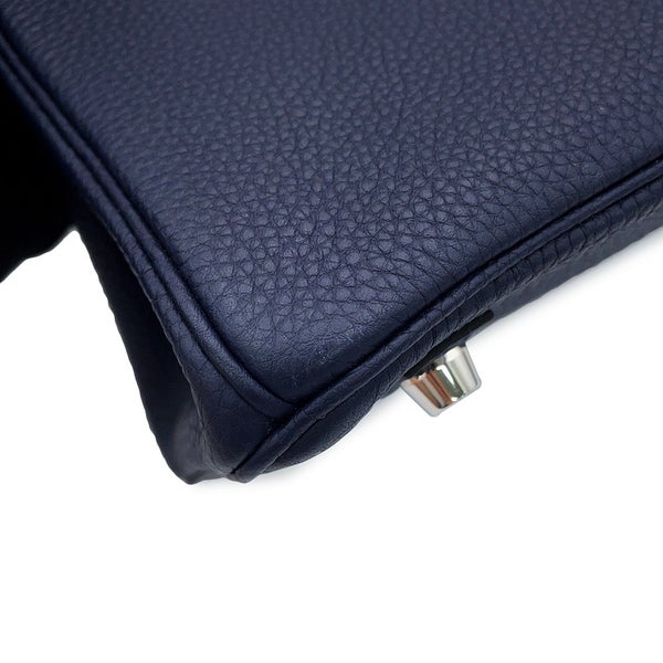 エルメス バーキン25 ブルーニュイ/シルバー金具 トゴ W刻印 HERMES Birkin ハンドバッグ