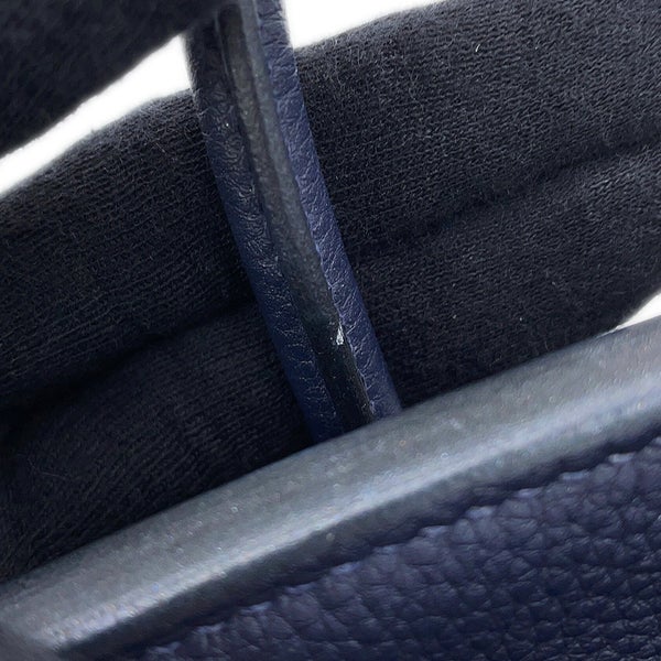 エルメス バーキン25 ブルーニュイ/シルバー金具 トゴ W刻印 HERMES Birkin ハンドバッグ