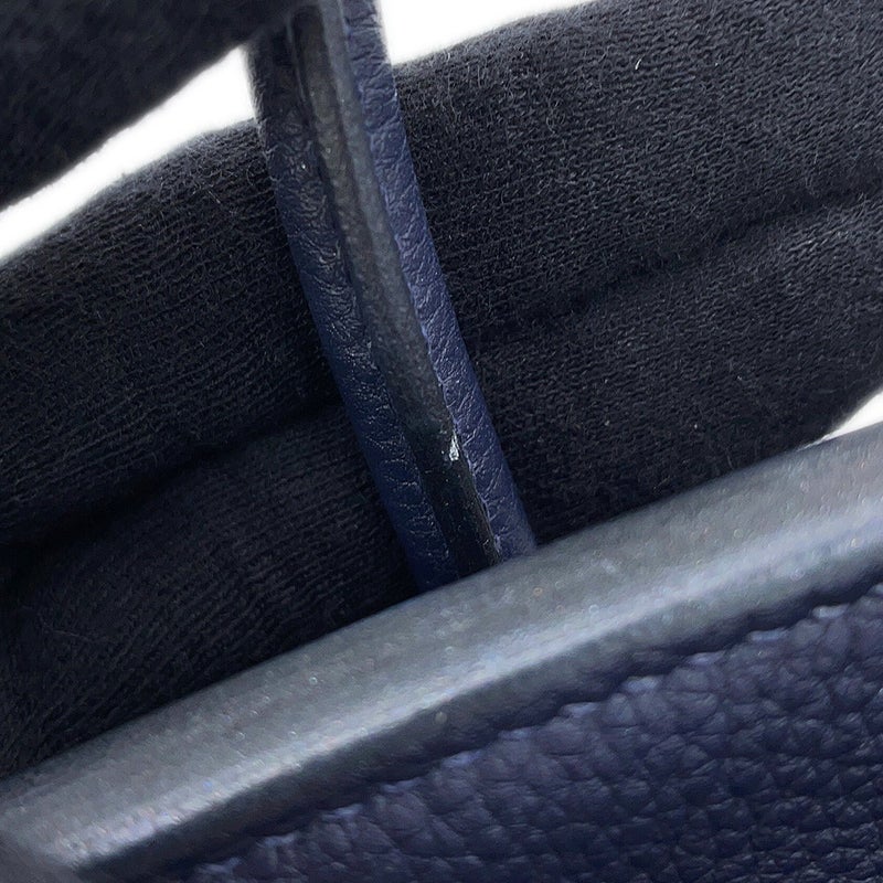 エルメス バーキン25 ブルーニュイ/シルバー金具 トゴ W刻印 HERMES Birkin ハンドバッグ