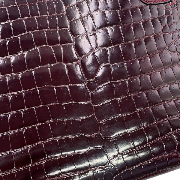 エルメス ハンドバッグ ケリー32 外縫い ルージュアッシュ/ゴールド金具 ポロサスシャイン ○K刻印 HERMES