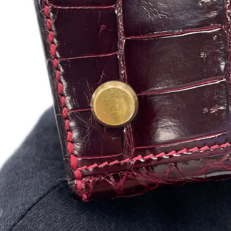 エルメス ハンドバッグ ケリー32 外縫い ルージュアッシュ/ゴールド金具 ポロサスシャイン ○K刻印 HERMES