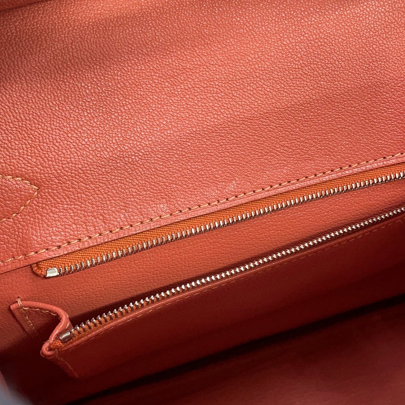 エルメス バーキン30 ロージー/シルバー金具 トゴ □Q刻印 HERMES Birkin ハンドバッグ