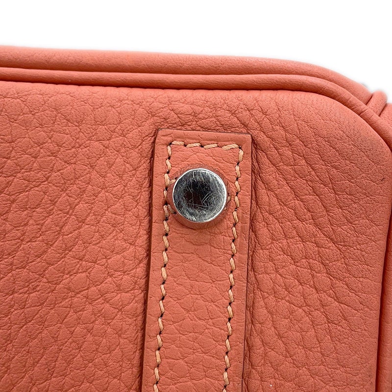 エルメス バーキン30 ロージー/シルバー金具 トゴ □Q刻印 HERMES Birkin ハンドバッグ