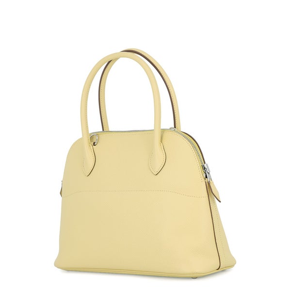 エルメス ハンドバッグ ボリード27 ジョーヌプッサン/シルバー金具 エプソン T刻印 HERMES 2way