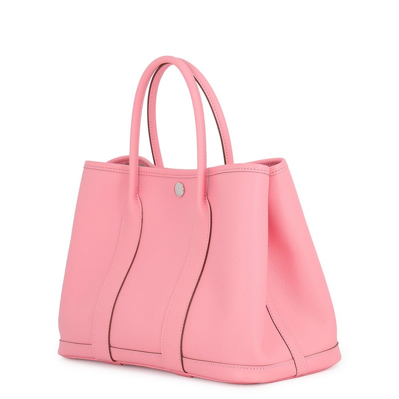 エルメス トートバッグ ガーデンパーティTPM ローズコンフェッティ/シルバー金具 エプソン Z刻印 HERMES
