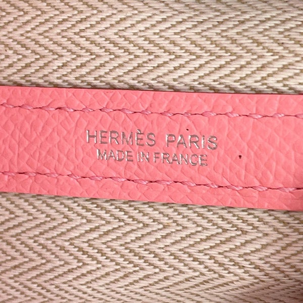 エルメス トートバッグ ガーデンパーティTPM ローズコンフェッティ/シルバー金具 エプソン Z刻印 HERMES