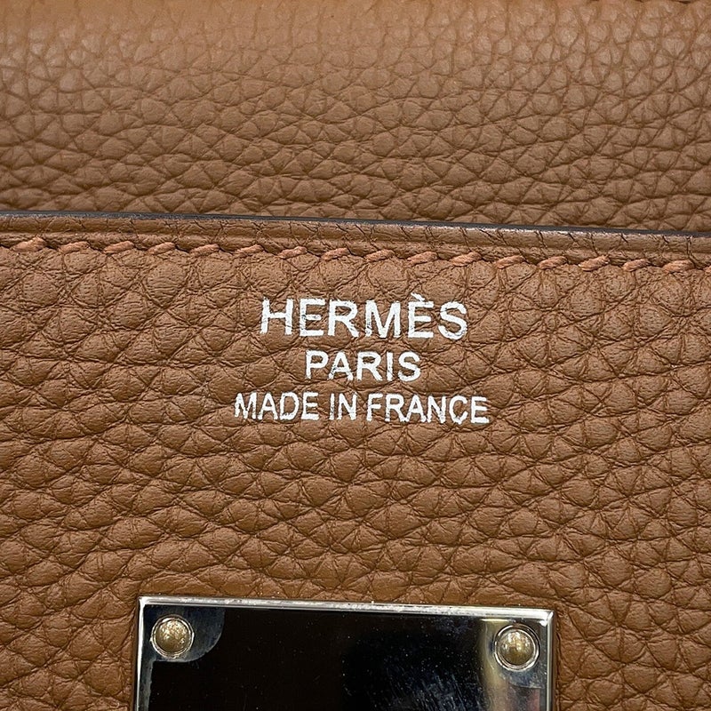エルメス ハンドバッグ オータクロア40 アルザン/シルバー金具 トゴ Z刻印 HERMES