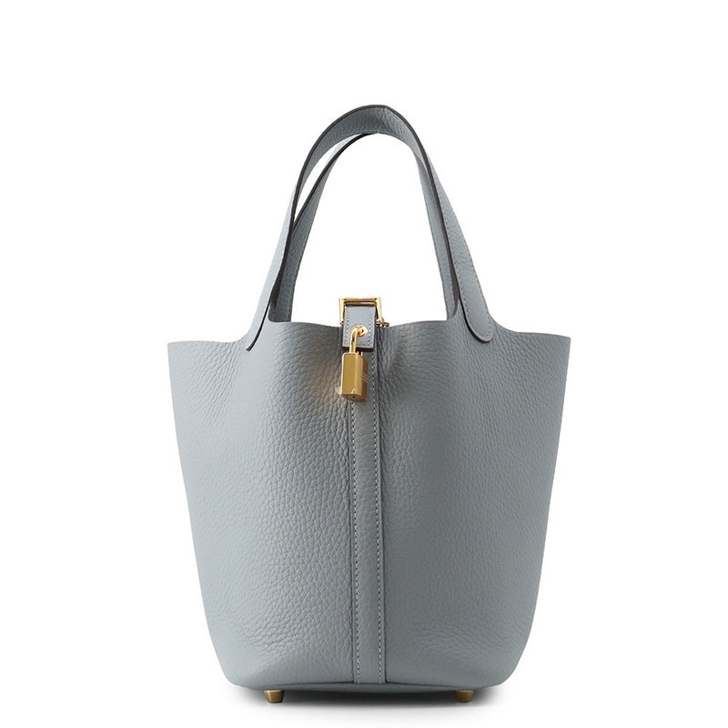 エルメス ハンドバッグ ピコタンロックPM グリパンタン/ゴールド金具 トリヨンクレマンス K刻印 HERMES トートバッグ