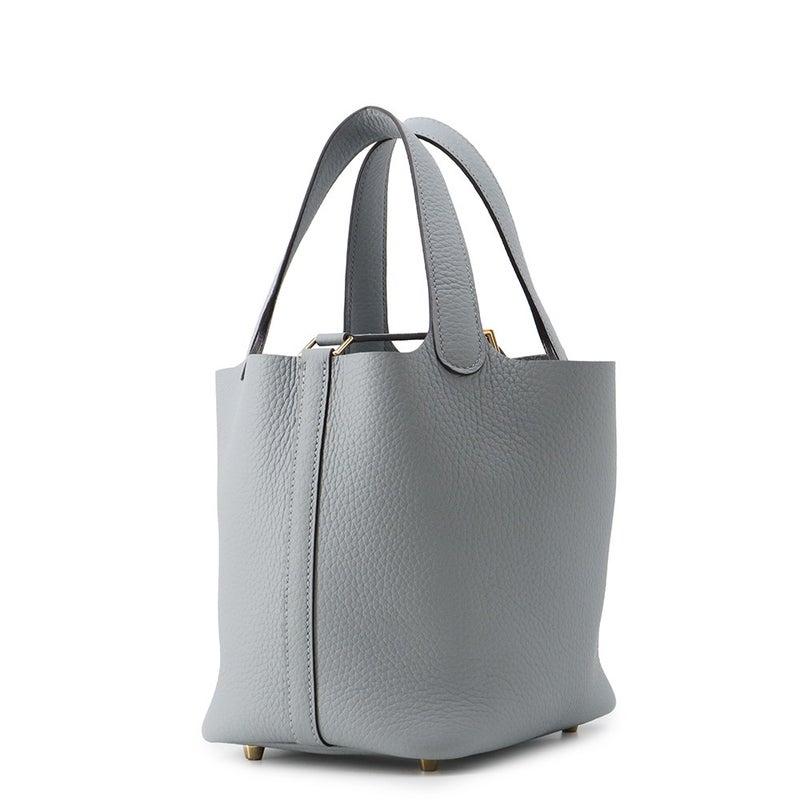 エルメス ハンドバッグ ピコタンロックPM グリパンタン/ゴールド金具 トリヨンクレマンス K刻印 HERMES トートバッグ