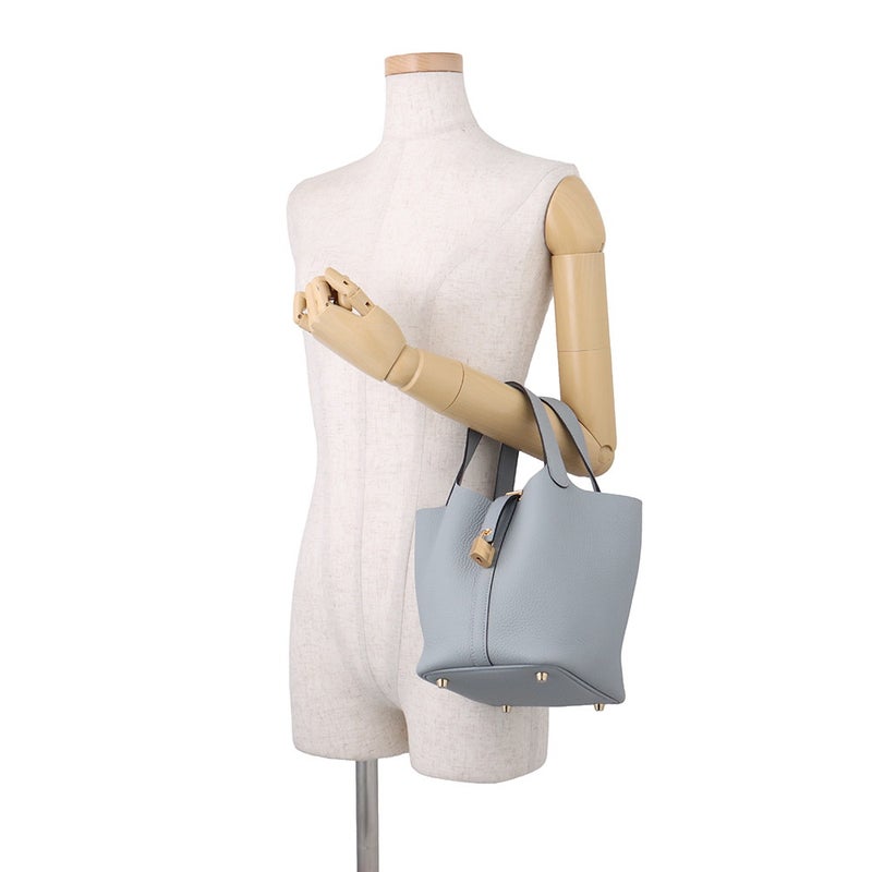 エルメス ハンドバッグ ピコタンロックPM グリパンタン/ゴールド金具 トリヨンクレマンス K刻印 HERMES トートバッグ