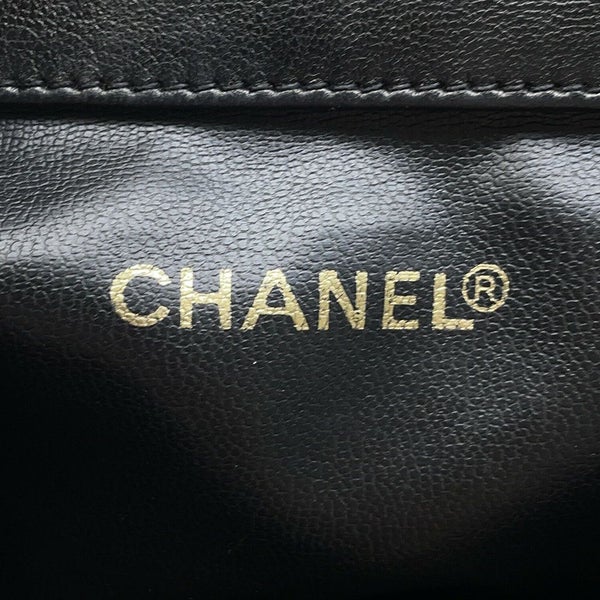 シャネル リュック ココマーク チェーン ベロア ラムスキン CHANEL バックパック バッグ ポーチ付き 黒