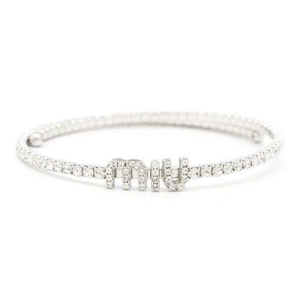 ミュウミュウ ネックレス クリスタル 5JC871 Miu Miu アクセサリー チョーカー