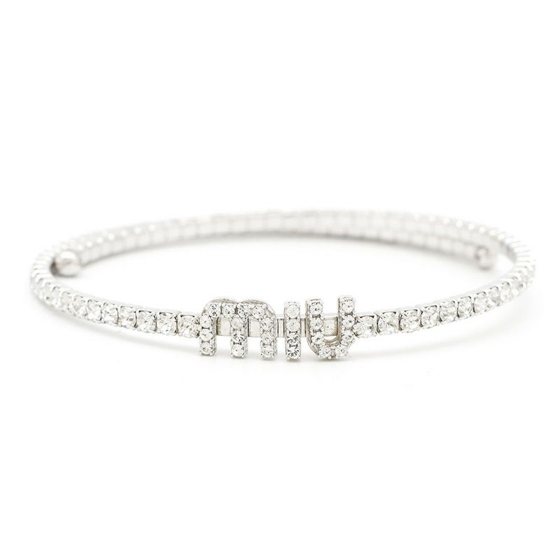 ミュウミュウ ネックレス クリスタル 5JC871 Miu Miu アクセサリー チョーカー