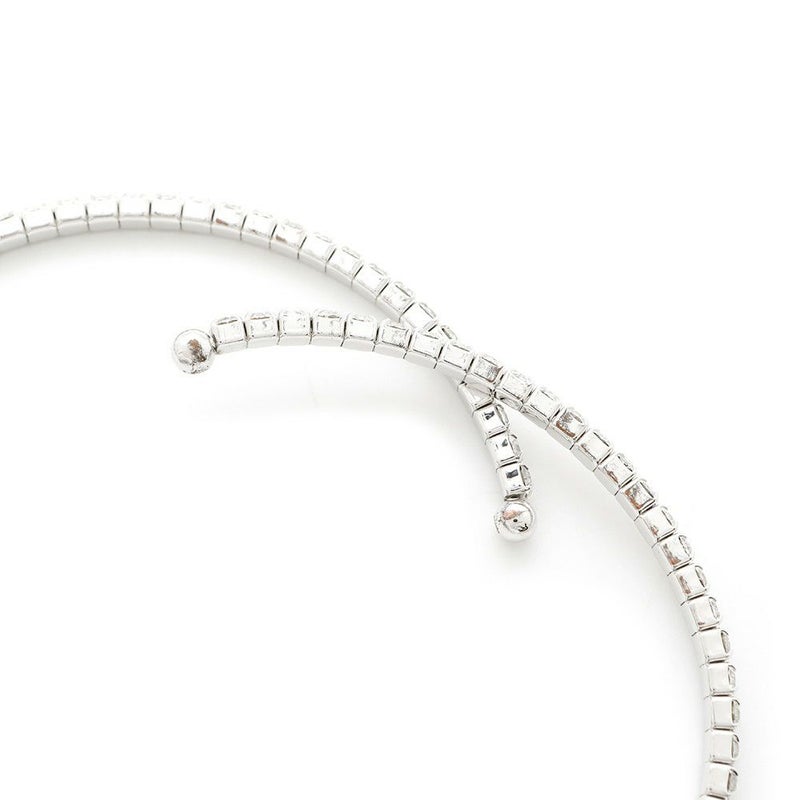 ミュウミュウ ネックレス クリスタル 5JC871 Miu Miu アクセサリー チョーカー