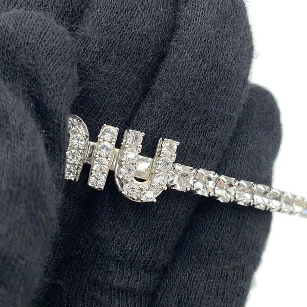 ミュウミュウ ネックレス クリスタル 5JC871 Miu Miu アクセサリー チョーカー